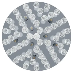 Plafoniere Moderne-Eglo almonte plafoniera camera da letto con pendenti ip44 g9 3000k