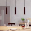 Lampadari Moderni-Eglo balamorta lampadario moferno nero cilindri led cct dimmerabile