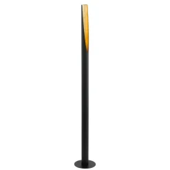 Lampade Da Terra-Eglo barbotto lampada da terra design moderna nero oro