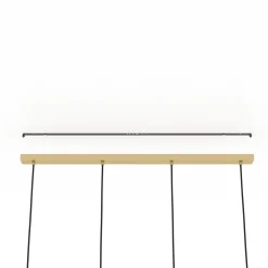 Lampadari Moderni-Eglo batista lampadario moderno binario 4 luci oro da tavolo