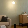 Lampade Da Terra-Eglo betulia lampada da terra moderna oro sfera vetro