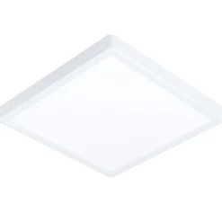 Plafoniere Bagno-Eglo fueva plafoniera da bagno bianca quadrata led 16w da 2700k a 65000k dimmerabile