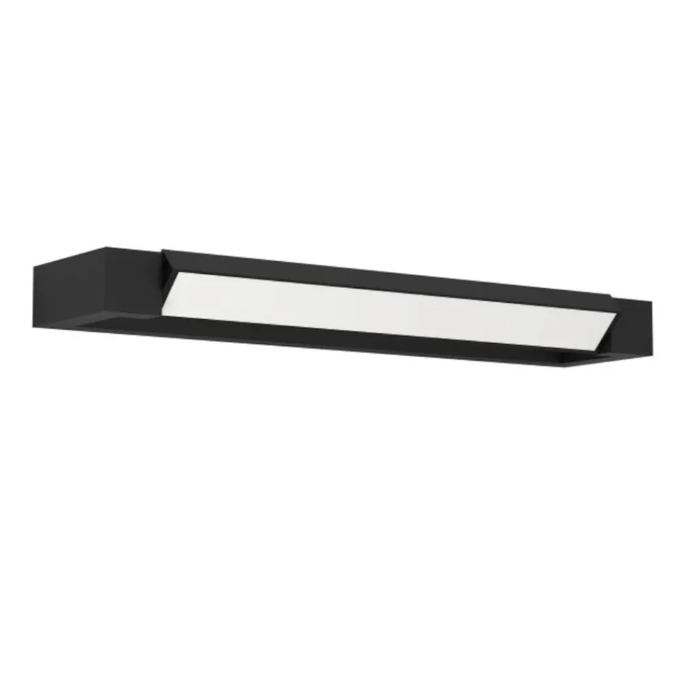 Applique Da Bagno-Eglo gemiliana applique da bagno ip44 orientabile per specchio moderno led 4000k