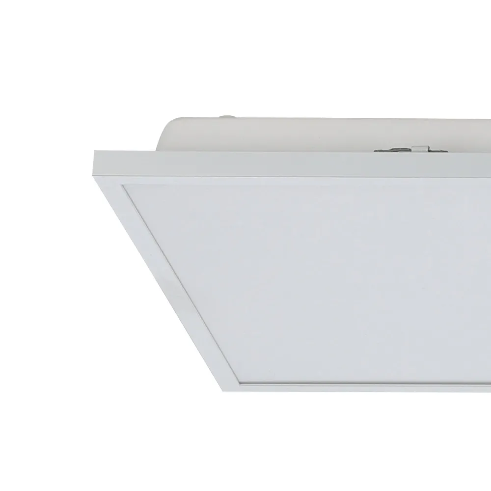 Plafoniere Moderne-Eglo herrora plafoniera led 120x30 bianca 32w controllo remoto app da 2700k a 6500k