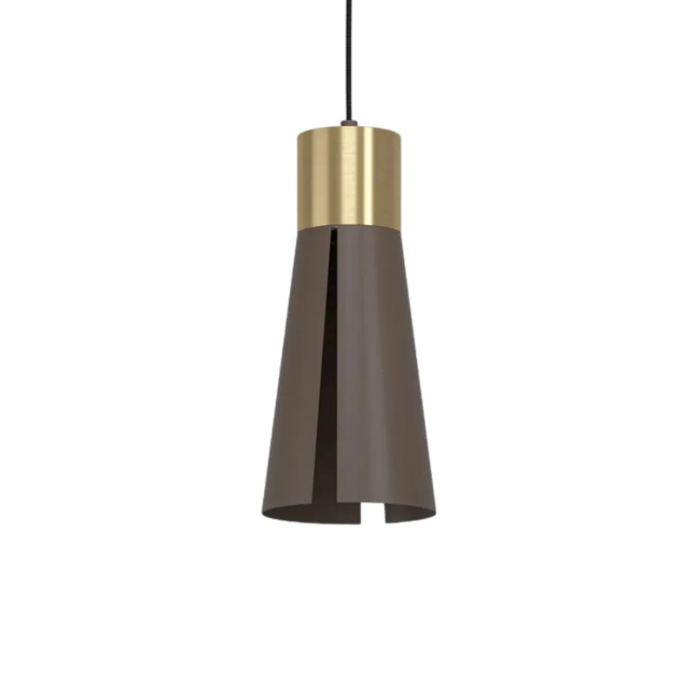 Lampade A Sospensione-Eglo lampada a sospensione per isola marrone oro fp