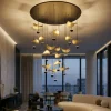Lampadari Moderni-Eglo lampadario moderno dracera oro per soggiorno led 39w 3000k