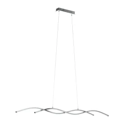 Lampadari Moderni-Eglo lampadario moderno per soggiorno led 28w 3000k lasana