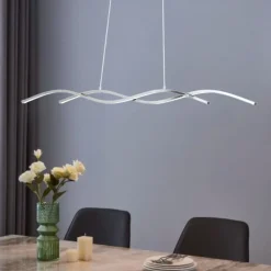 Lampadari Moderni-Eglo lampadario moderno per soggiorno led 28w 3000k lasana
