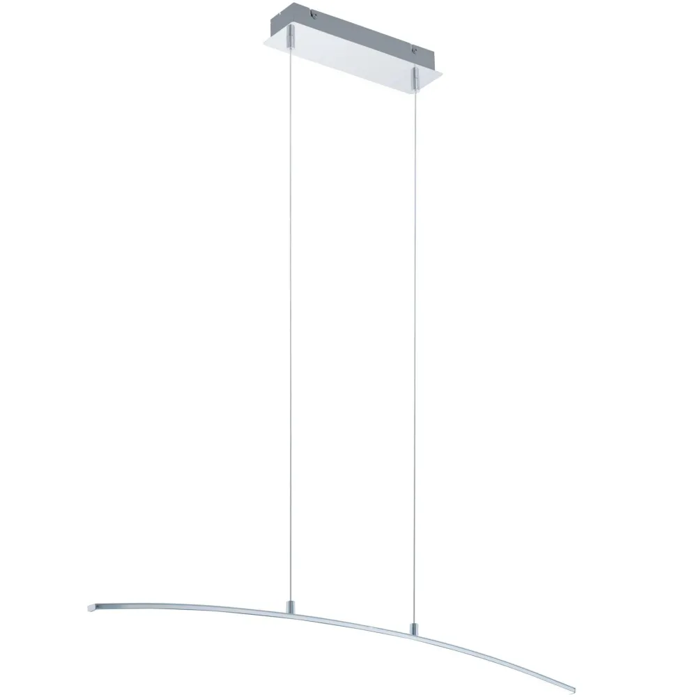 Lampadari Cucina-Eglo lasana lampadario led 30w 3000k cromato 30w per cucina