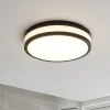 Plafoniere Bagno-Eglo led palermo plafoniera da bagno in vetro satinato led 3000k ip44