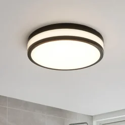 Plafoniere Bagno-Eglo led palermo plafoniera da bagno in vetro satinato led 3000k ip44