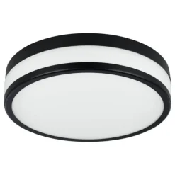 Plafoniere Bagno-Eglo led palermo plafoniera da bagno in vetro satinato led 3000k ip44