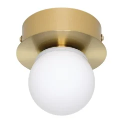Plafoniere Bagno-Eglo mosiano plafoniera da bagno con sfera in vetro led 3000k ip44