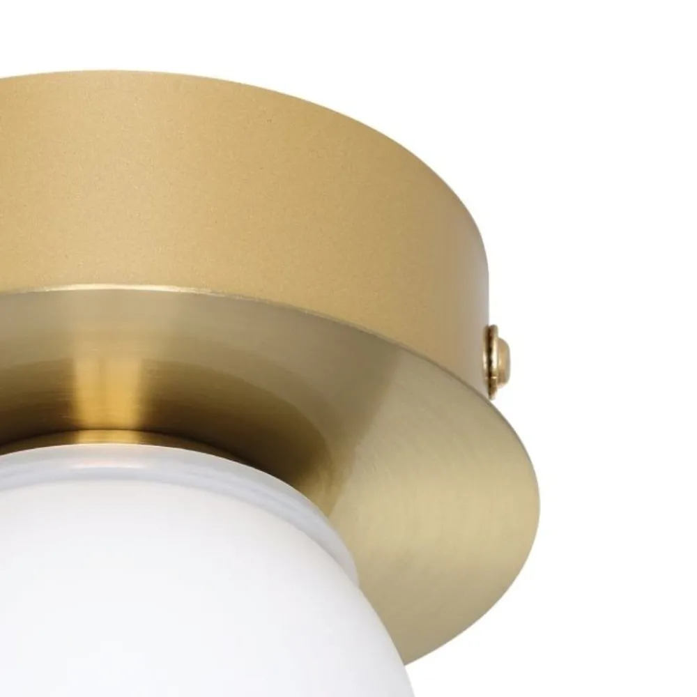 Plafoniere Bagno-Eglo mosiano plafoniera da bagno con sfera in vetro led 3000k ip44