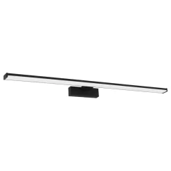Applique Da Bagno-Eglo pandella applique da bagni nera per specchio led 14w 4000k
