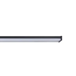 Applique Da Bagno-Eglo pandella applique da bagni nera per specchio led 14w 4000k