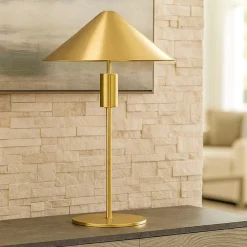Lampade Da Tavolo-Eglo paraguay lampada da tavolo oro led dimmerabile 3000k