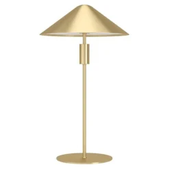 Lampade Da Tavolo-Eglo paraguay lampada da tavolo oro led dimmerabile 3000k