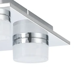 Plafoniere Bagno-Eglo plafoniera da bagno romendo 5 luci led 3000k ip44