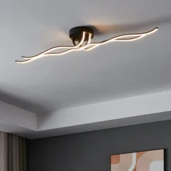 Plafoniere Moderne-Eglo roncade plafoniera da soffitto con illuminazione led 3000k