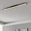 Plafoniere Moderne-Eglo salobrena plafoniera led 2700k-6500k nera dimmerabile controllo remoto app smart