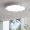 Plafoniere Moderne-Eglo sarsina plafoniera per cucina 30cm rotonda bianca 17w 4000k moderna