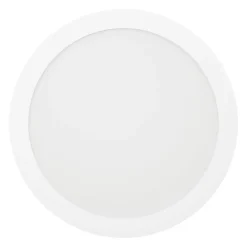Plafoniere Moderne-Eglo sarsina plafoniera per cucina 30cm rotonda bianca 17w 4000k moderna