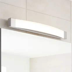 Applique Da Bagno-Eglo siderno applique per specchio per bagno 16w 4000k cromato