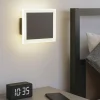 Applique Camera Da Letto-Eglo talamello applique per camera da letto moderna nera led 12w 3000k