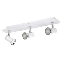 Plafoniere Bagno-Eglo tamara plafoniera da bagno con faretti orientabili gu10 3000k ip44