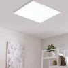 Plafoniere Moderne-Eglo turcona plafoniera led 45x45 quadrata tricolor 24w da 3000k a 6500k