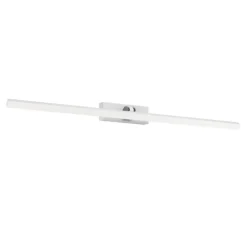 Applique Da Bagno-Eglo verdello applique da bagno ip44 bianco per specchio led 3000k a 6500k