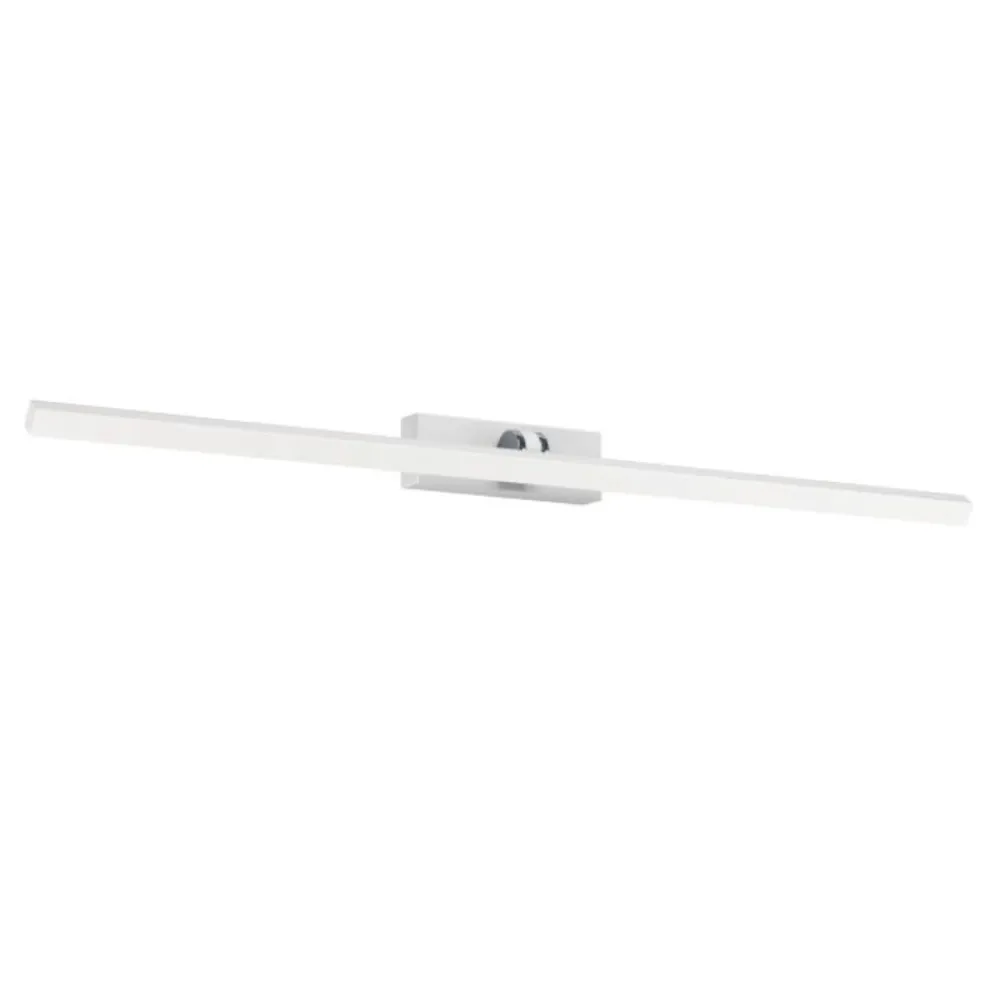 Applique Da Bagno-Eglo verdello applique da bagno ip44 bianco per specchio led 3000k a 6500k
