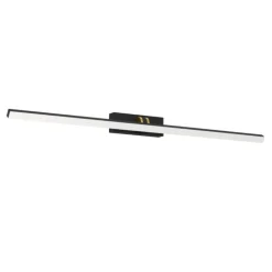 Applique Da Bagno-Eglo verdello applique da bagno ip44 orientabile per specchio led 3000k a 6500k