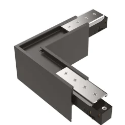 Illuminazione A Binario-Ideal Lux Ego accessorio angolo connettore orizzontale nero binario monofase ego dali dimmerabile