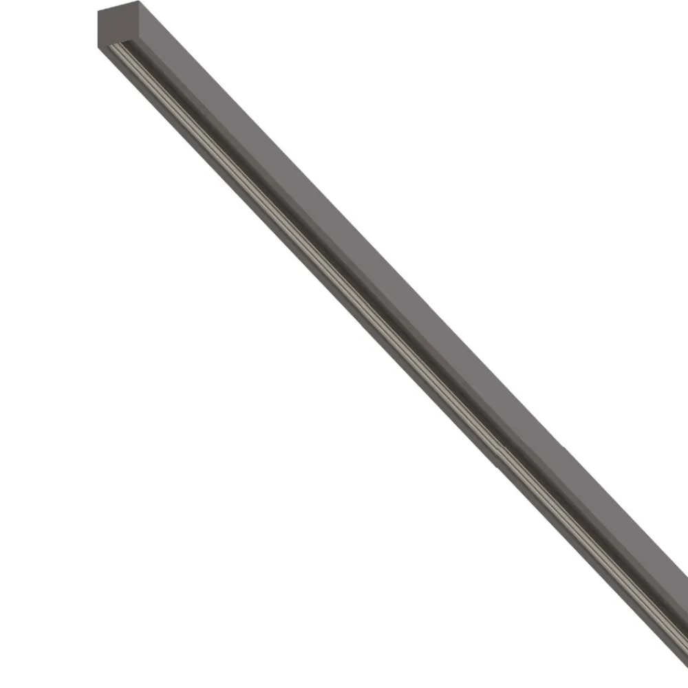 Illuminazione A Binario-Ideal Lux Ego binario monofase 48v ego nero 2 metri sospensioni o faretti led magnetici