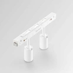 Illuminazione A Binario-Ideal Lux Ego faretti led bianco dimmerabili 5w 3000k per binario monofase48v dali