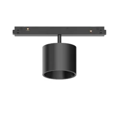 Faretti Da Soffitto-Ideal Lux Ego faretto per binario monofase nero led 10w 3000k