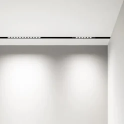 Illuminazione A Binario-Ideal Lux Ego modulo incasso led 7w 4000k nero per binario monofase