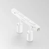 Illuminazione A Binario-Ideal Lux Ego track bianco faretti orientabili led 5w 3000k