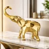 Soprammobili Moderni-Bongelli Preziosi Elefante oro 17x14cm soprammobile design moderno