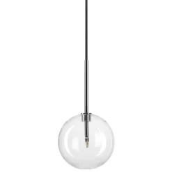 Lampade A Sospensione-Ideal Lux Equinoxe sp1 d15 cromo lampada per comodino camera da letto