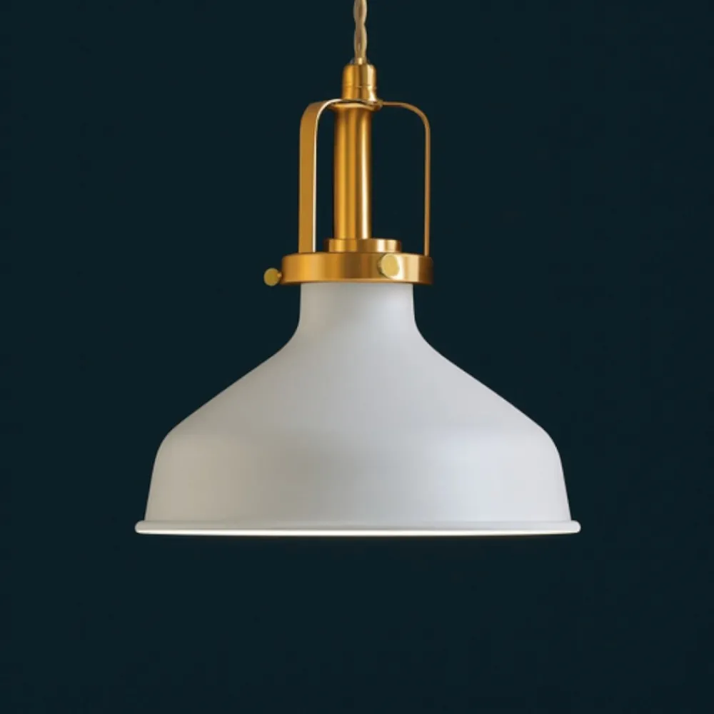 Lampade A Sospensione-Ideal Lux Eris-1 sp1 lampada a sospensione per isola cucina bianca