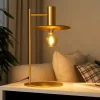 Lampade Da Tavolo-Eglo Escandell lampada da tavolo oro design minimal