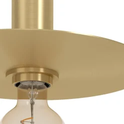 Lampadari Cucina-Eglo Escandell lampadario da cucina minimal 3 luci colore oro