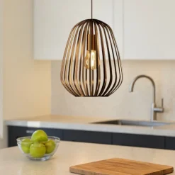 Lampade A Sospensione-Eglo Espinal lampada a sospensione per cucina design orientale