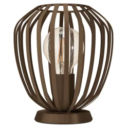 Lampade Da Tavolo-Eglo Espinal lampada da tavolo marrone con illuminazione particolare