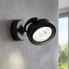 Applique Da Parete-Linea Light Eta applique da parete spot orientabile nero led 11w 3000k