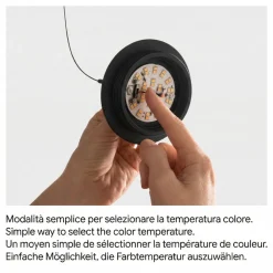 Lampadari Cucina-Fabas Luce brena lampadario a 3 sospensioni in vetro per cucina