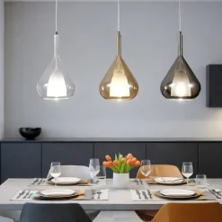 Lampadari Moderni-Fabas Luce lila lampadario a sopensioni in vetro multicolor